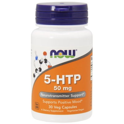 Антиоксидант NOW 5-HTP 50 mg 30 капсул