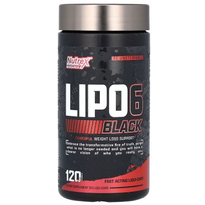  Nutrex Lipo 6 Black 120 